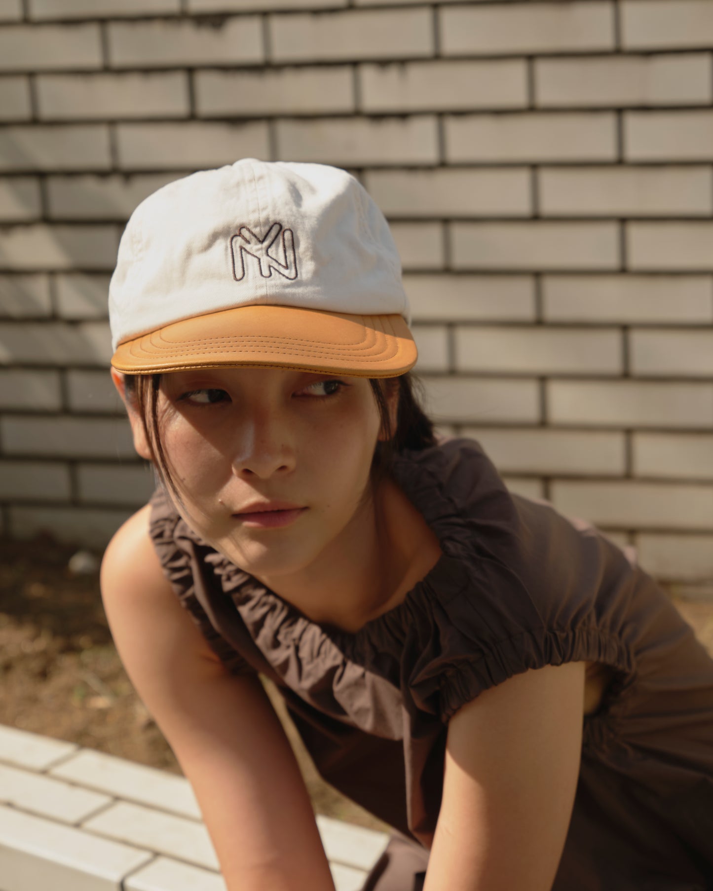 NY BRIM LEATHER CAP for COVERCHORD