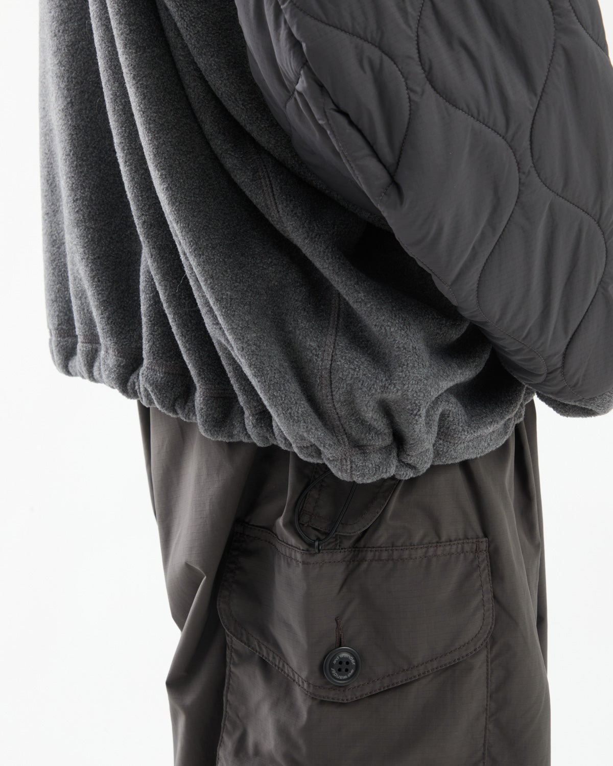 QUILTING FLEECE JACKET