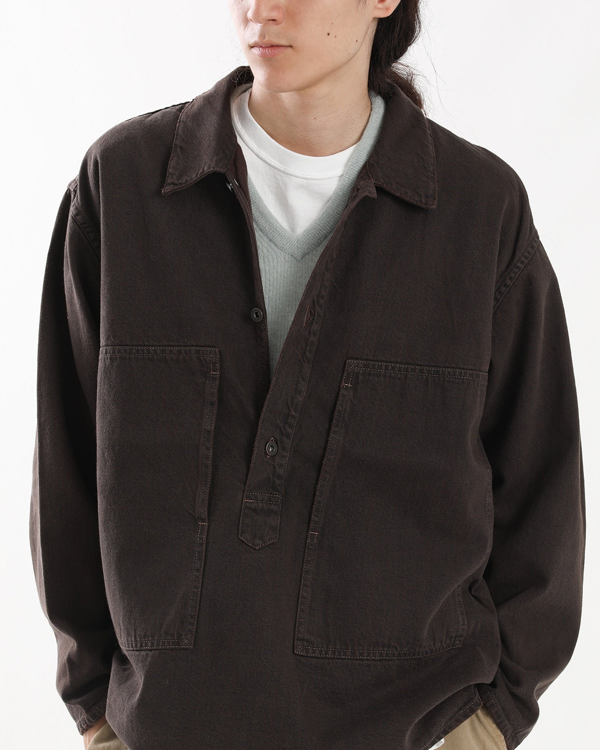 VINTAGE M-35 DENIM PULLOVER JACKET