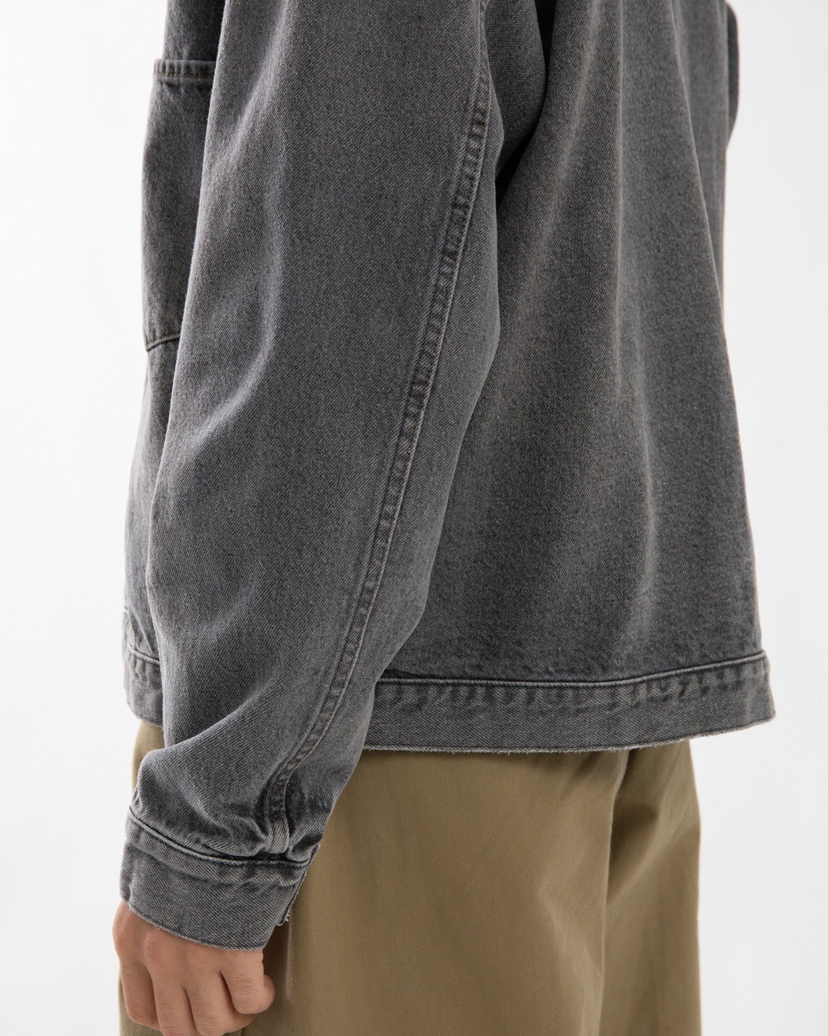 VINTAGE GRAY DENIM JACKET