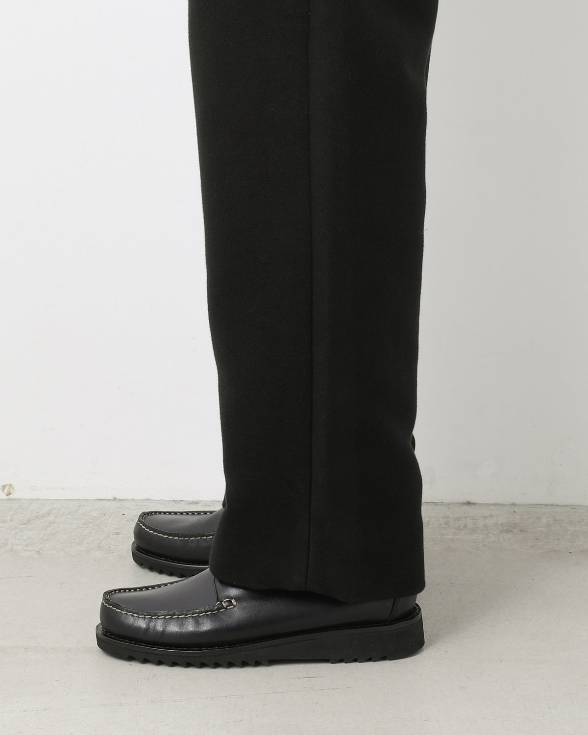 COTTON MOLESKIN WIDE TROUSERS