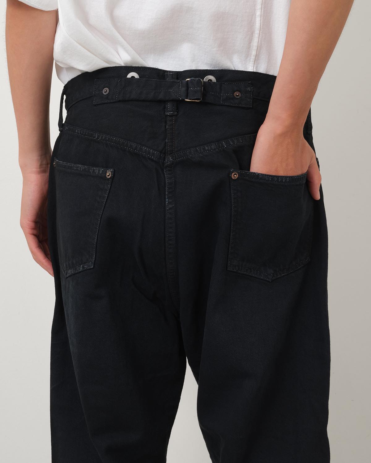 NO.22 WASHED WIDE DENIM PANTS