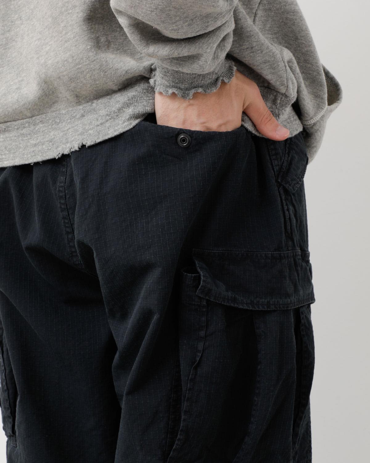 WASHED SILK RIPSTOP US ARMY M-51 PANTS