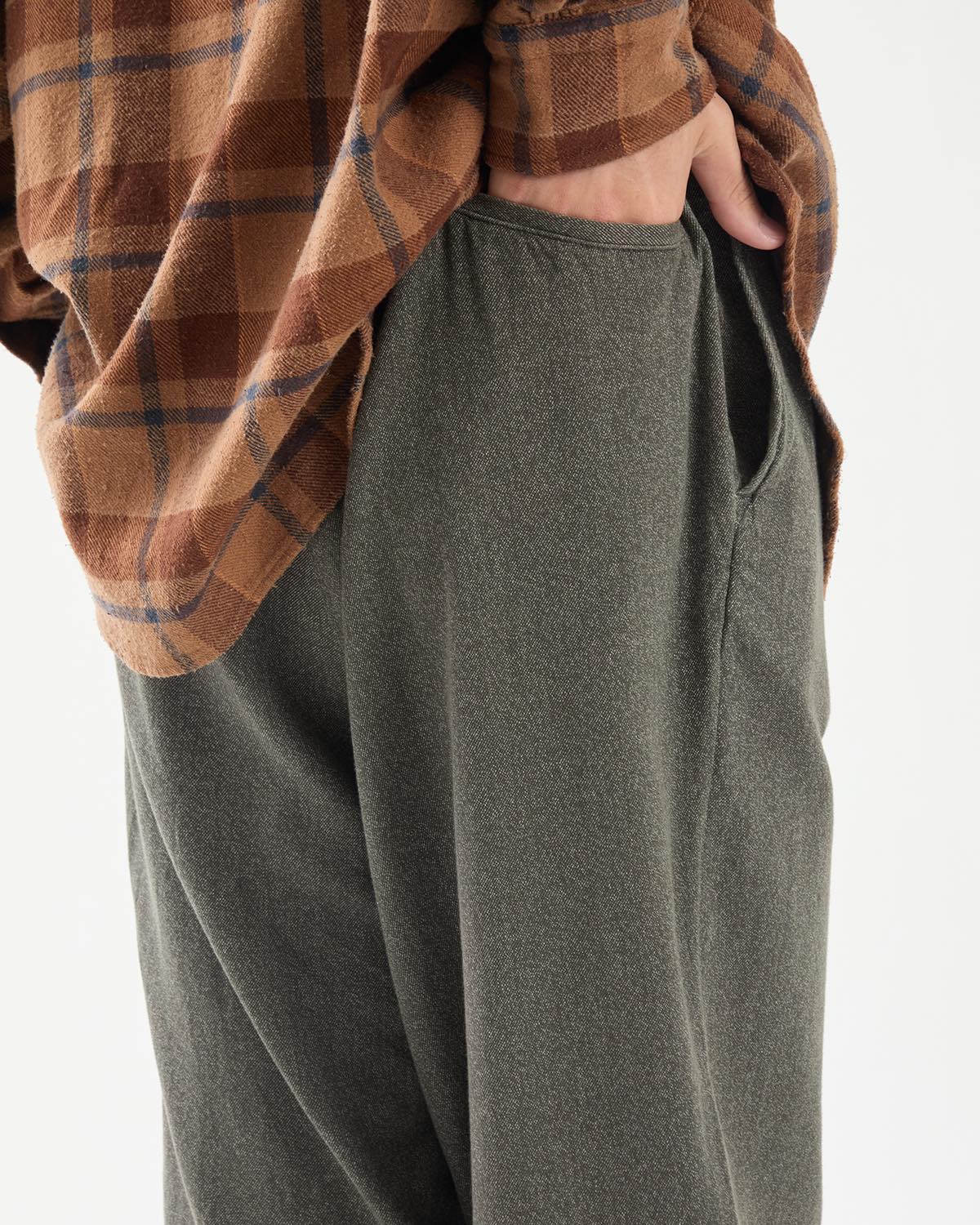 VINTAGE BLACK CHAMBRAY WORK PANTS