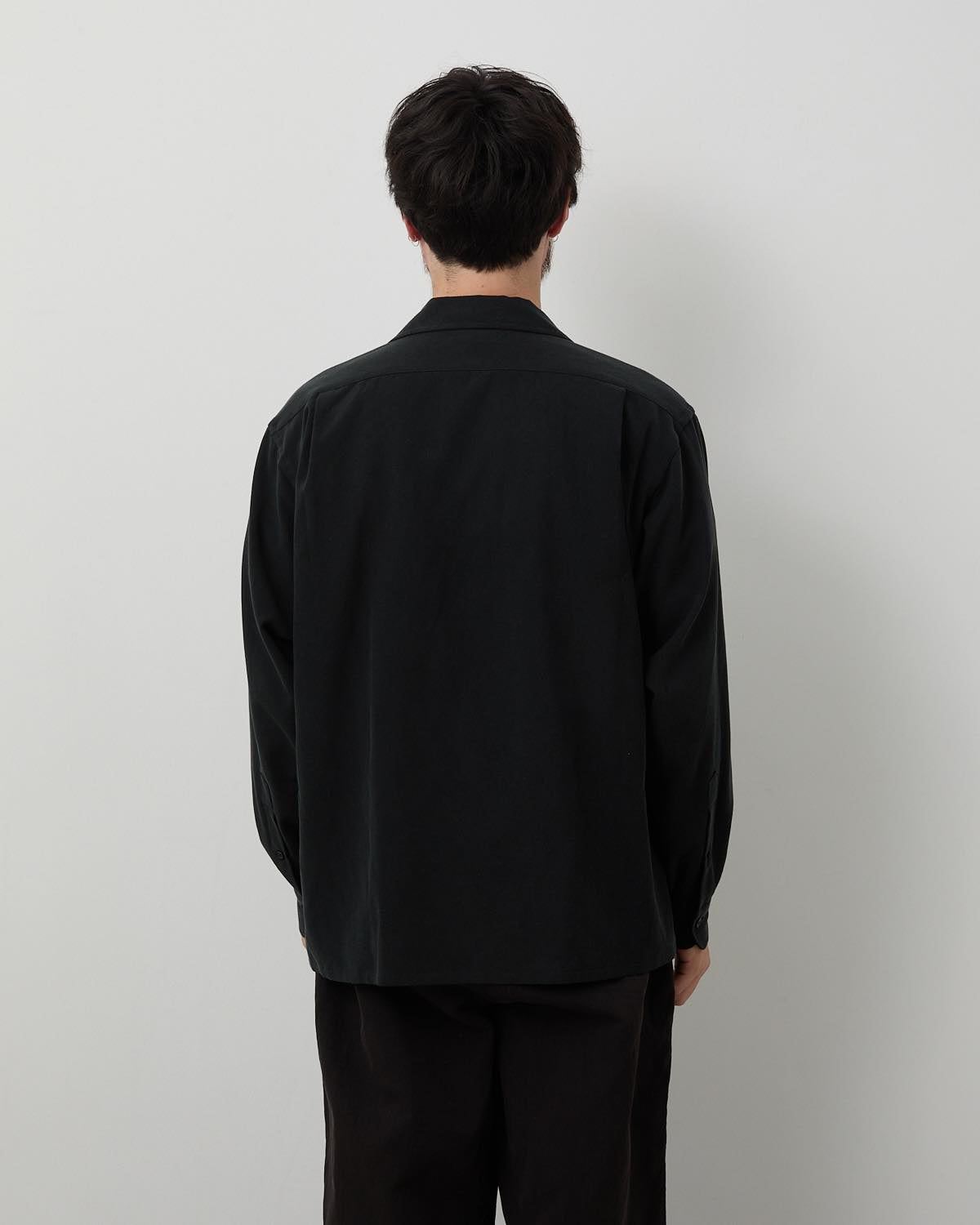 COTTON SILK PIQUE LOOP COLLAR SHIRTS