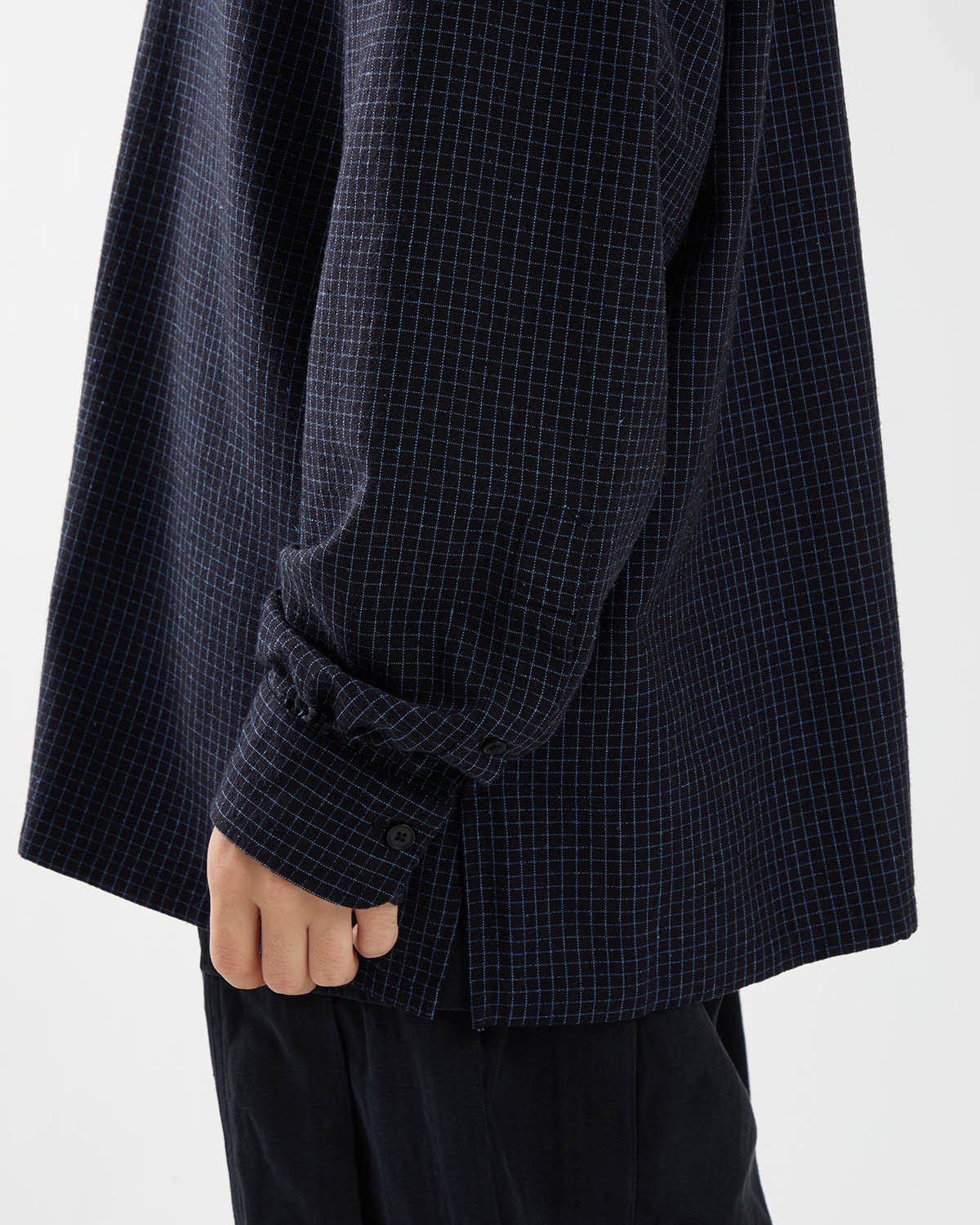 SILK NEP LOOP COLLAR SHIRTS