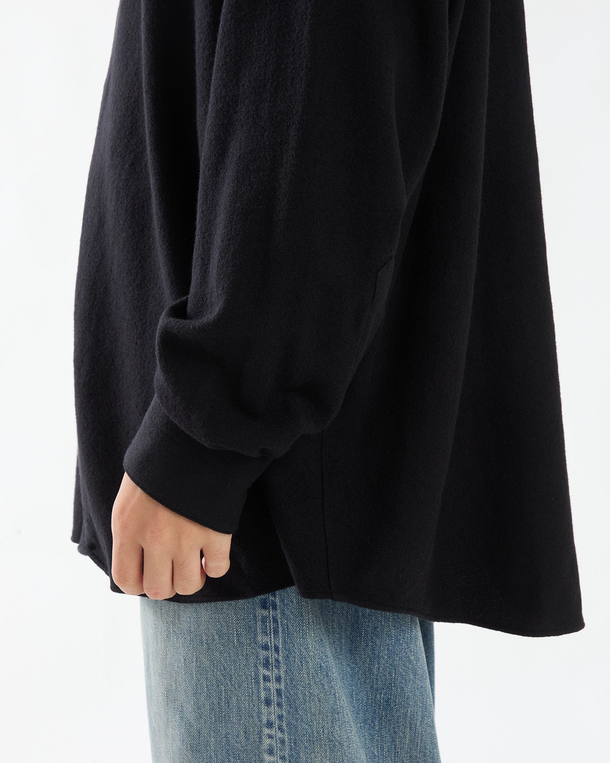 WOOL REGULAR COLLAR SHIRT