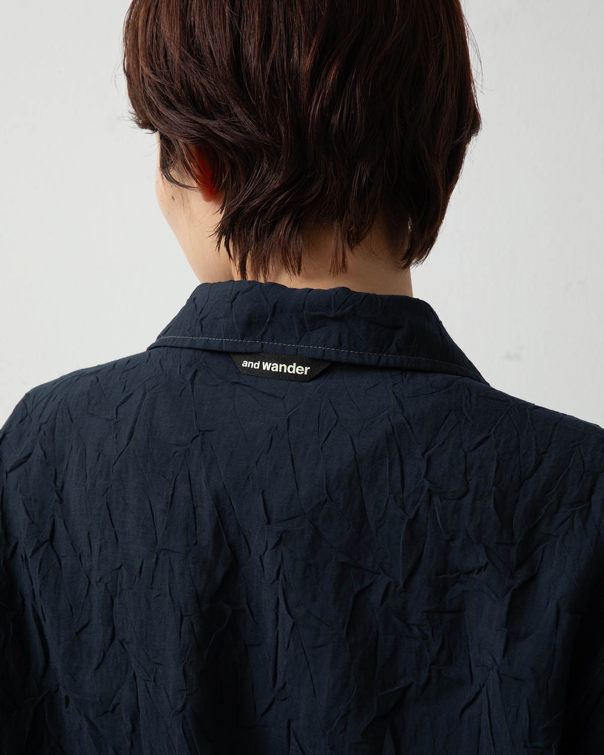 WASHER PLEATED OPEN LS SHIRT (WOMEN'S)