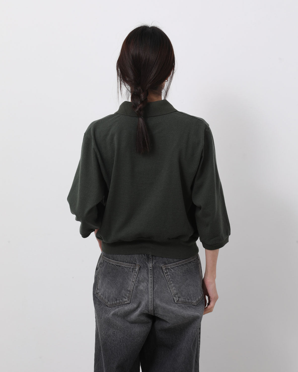 CO/SILK NEP SKIPPER CROPPED SLEEVE (WOMEN'S)