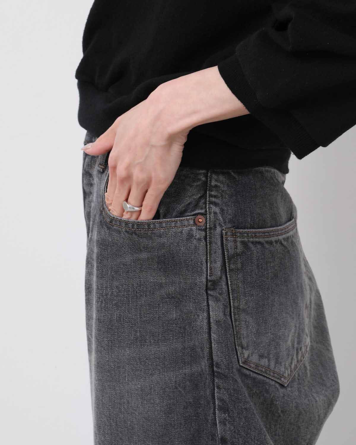 13.5OZ DENIM PANTS WIDE (WOMEN'S)