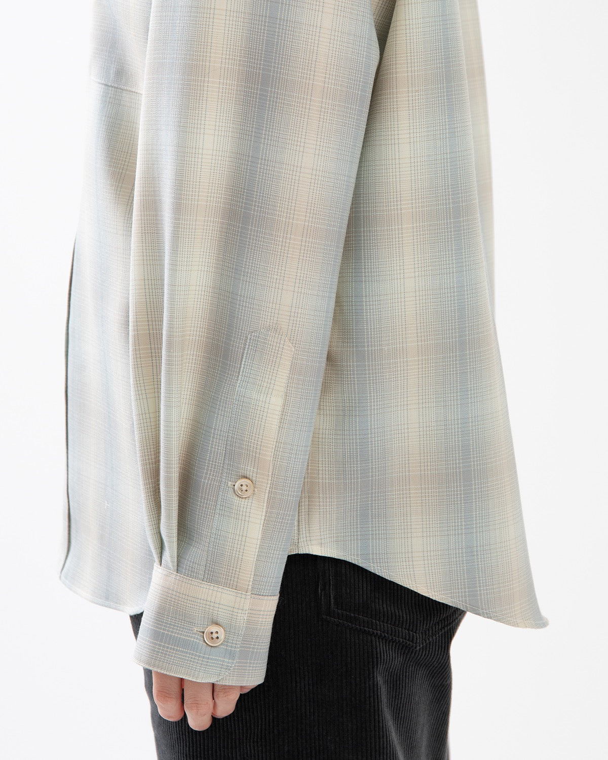 WASHABLE WOOL CHECK SHIRT for COVERCHORD