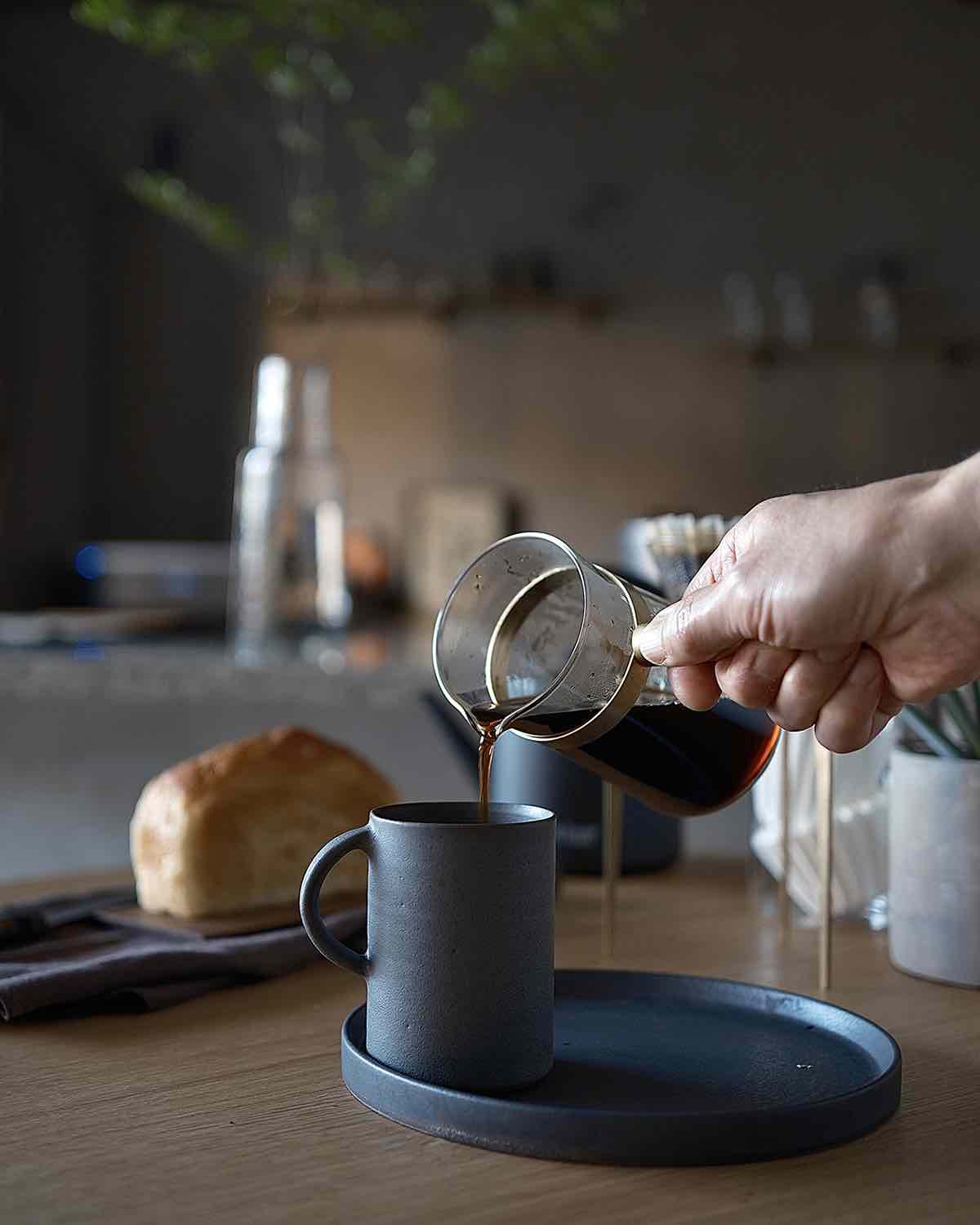 COFFEE DRIPPER & STAND SET GLASS