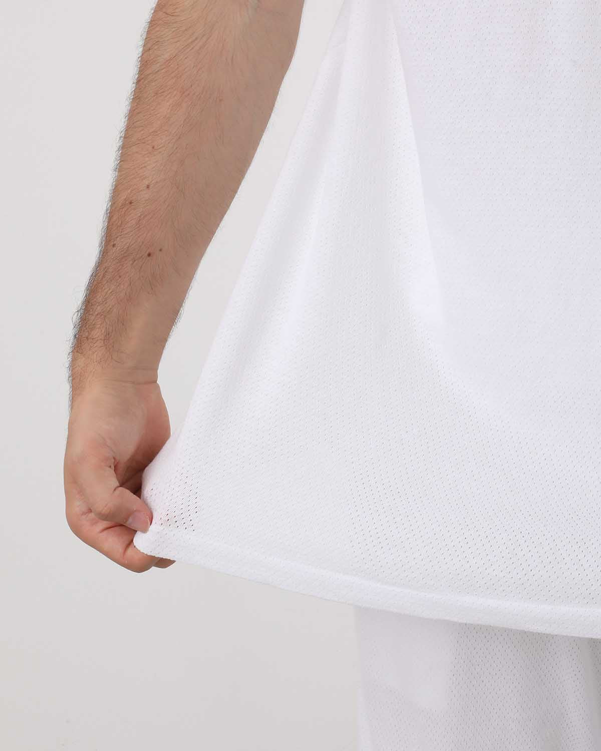 COTTON MESH SLEEVELESS TOP