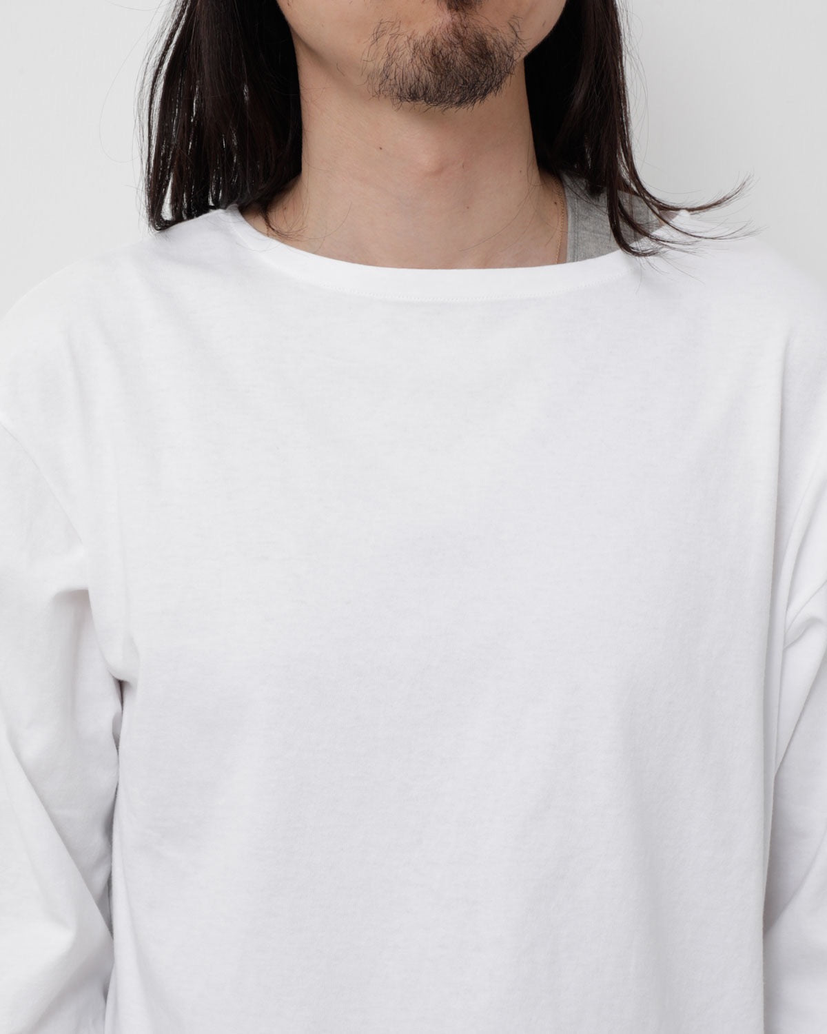 COTTON JERSEY BOAT NECK