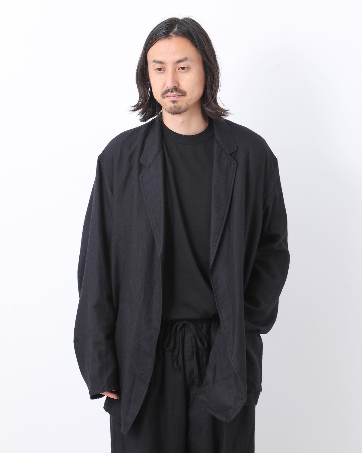 【新品未使用タグ無し】COMOLI / シルク製品染 ジャケット COMOLI (コモリ) カシミヤシルク 製品染ジャケット