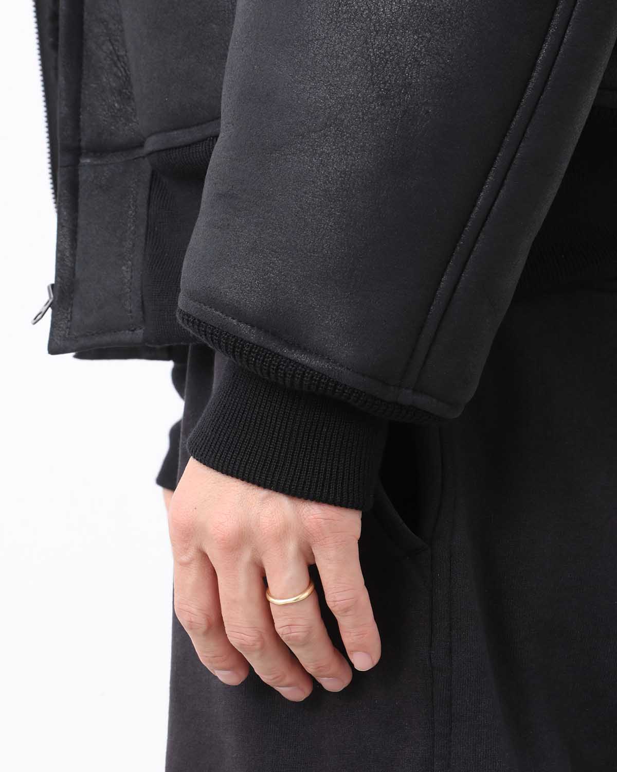 SHEEPSKIN ZIP BLOUSON