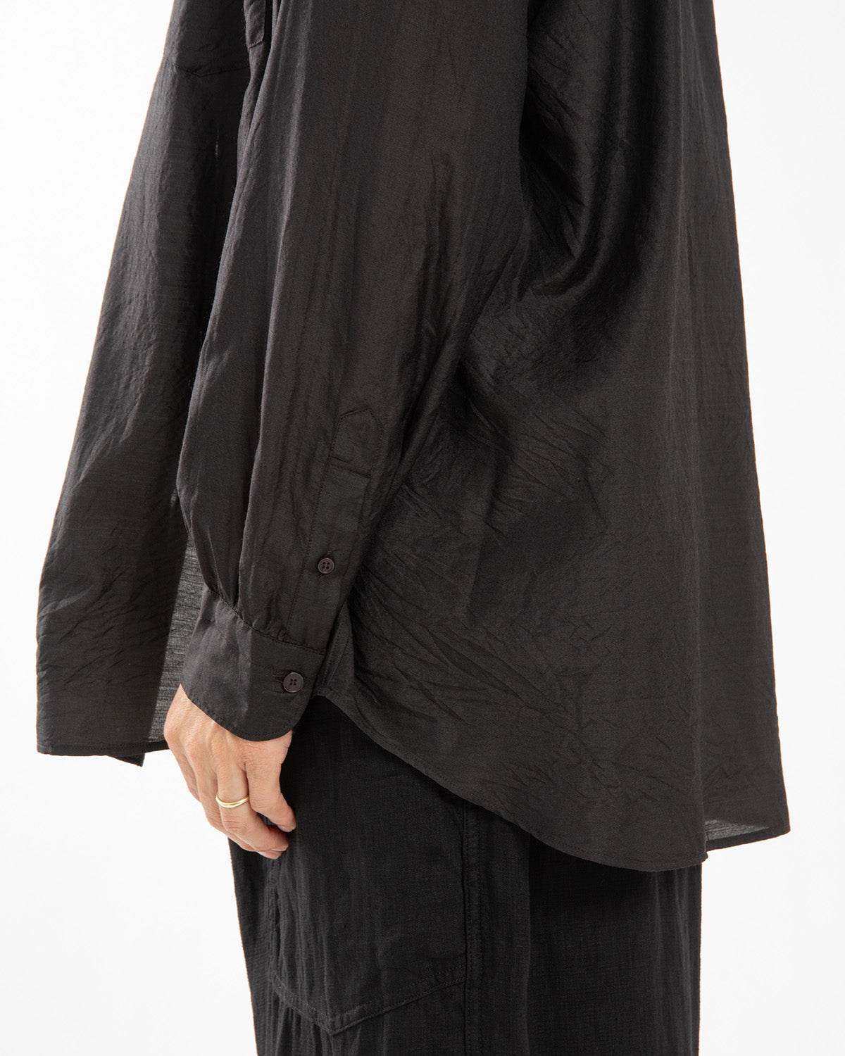 WOOL SILK COMOLI SHIRT