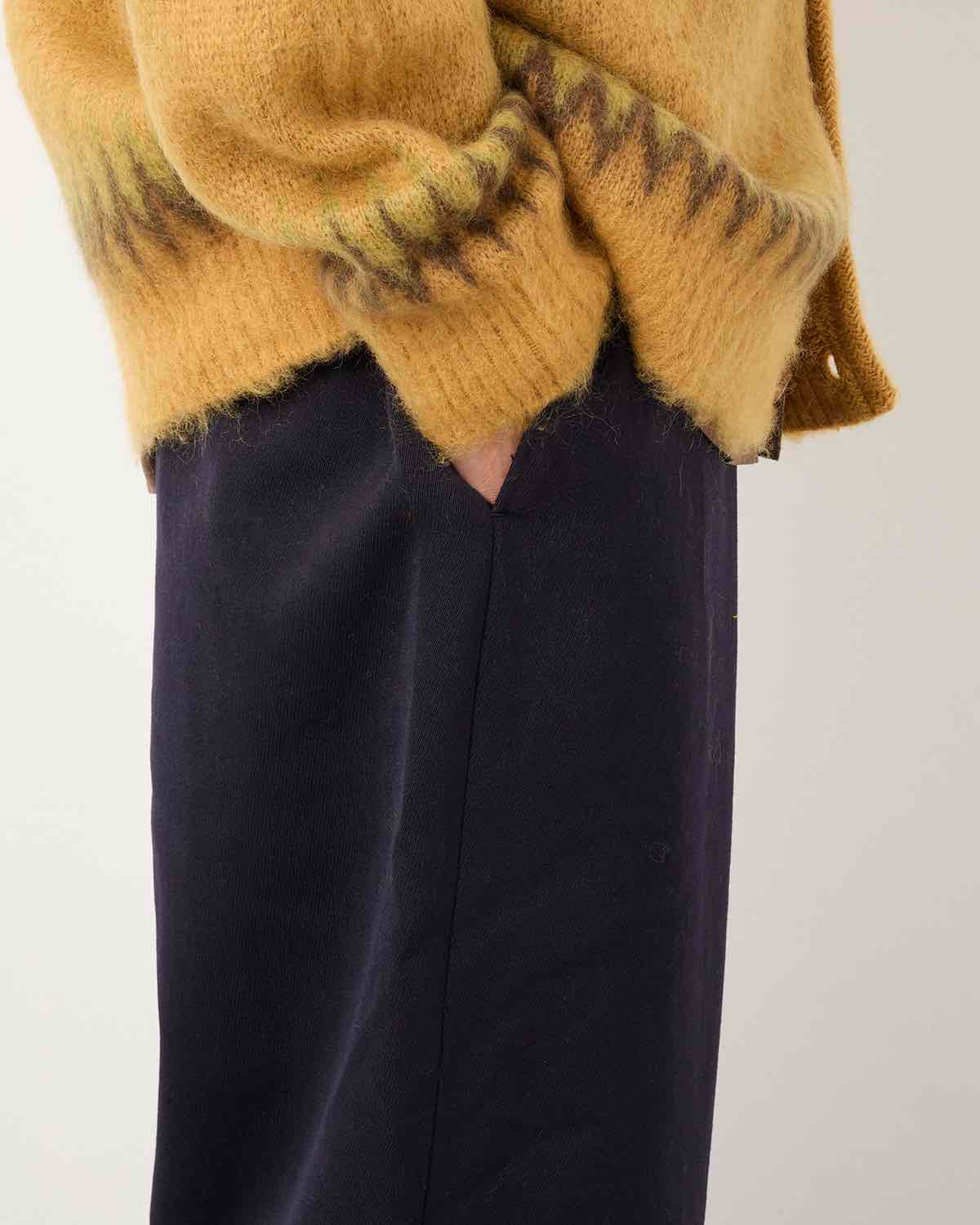 OFFICER PANT - HEAVY WOOL ELASTIQUE