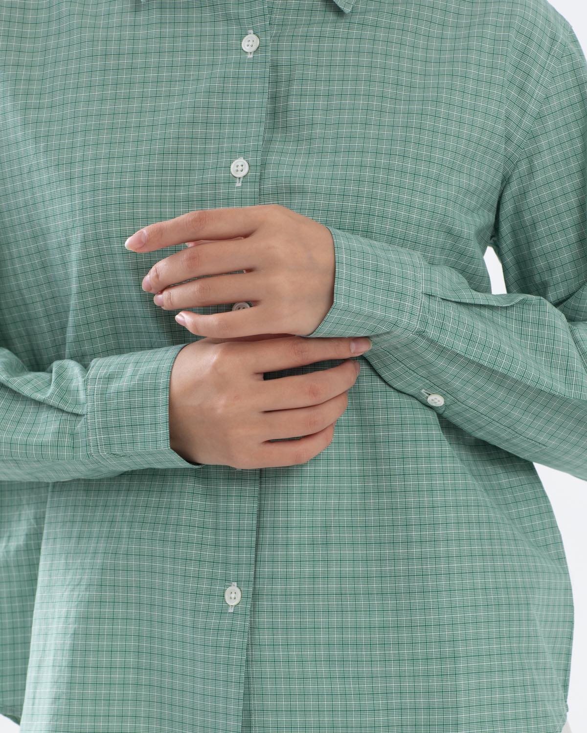 SILK COTTON TIE SHIRT