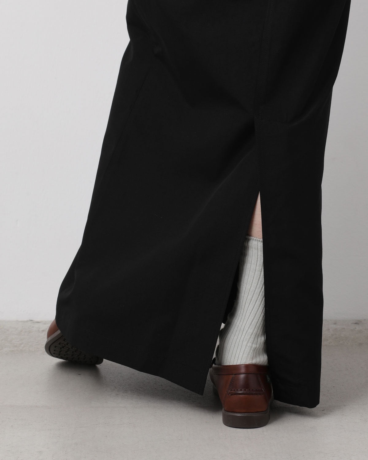 SILK LONG SKIRT