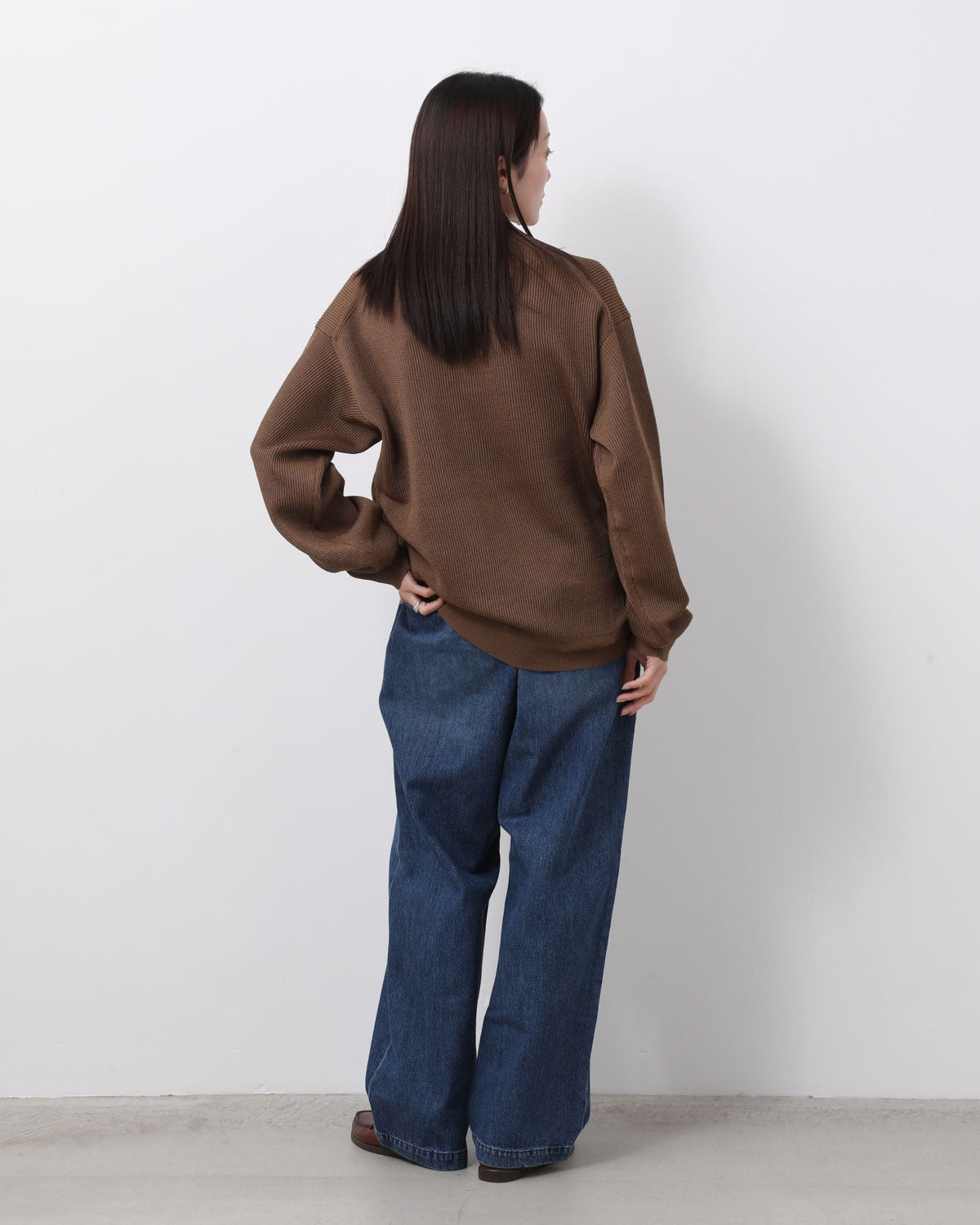 EASY WIDE TAPERED SLACKS (WOMEN'S)