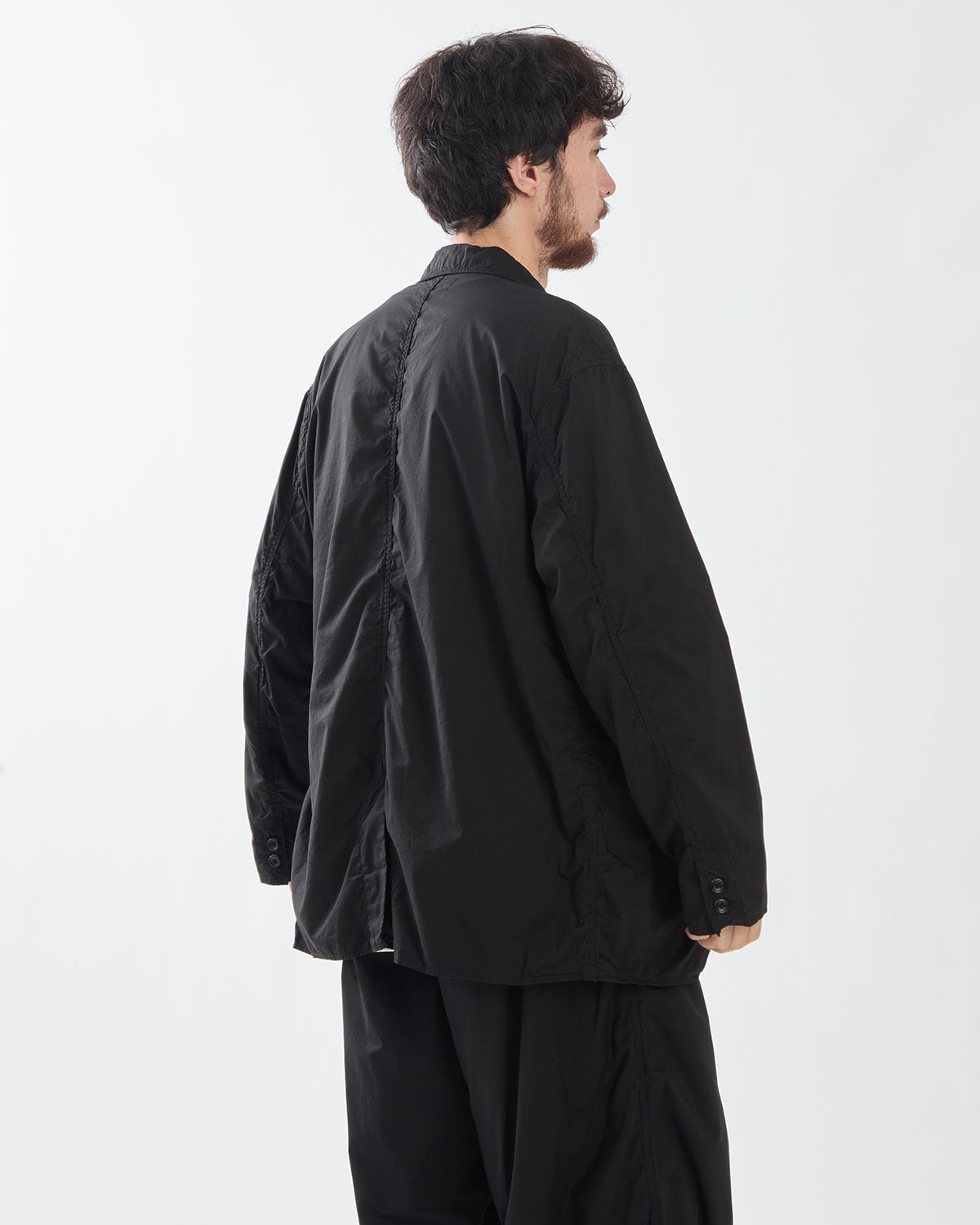 GARMENT DYED TYPEWRITER OVERSIZED JACKET