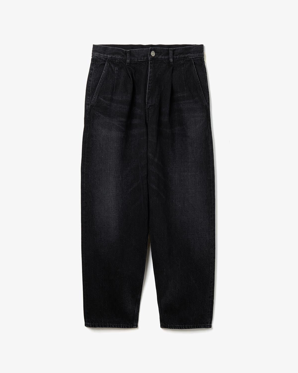 パンツ Selvage Denim Two Tuck Tapered Pants 1 Graphpaper Selvage Denim Two Tuck Tapered Pants - RIGID