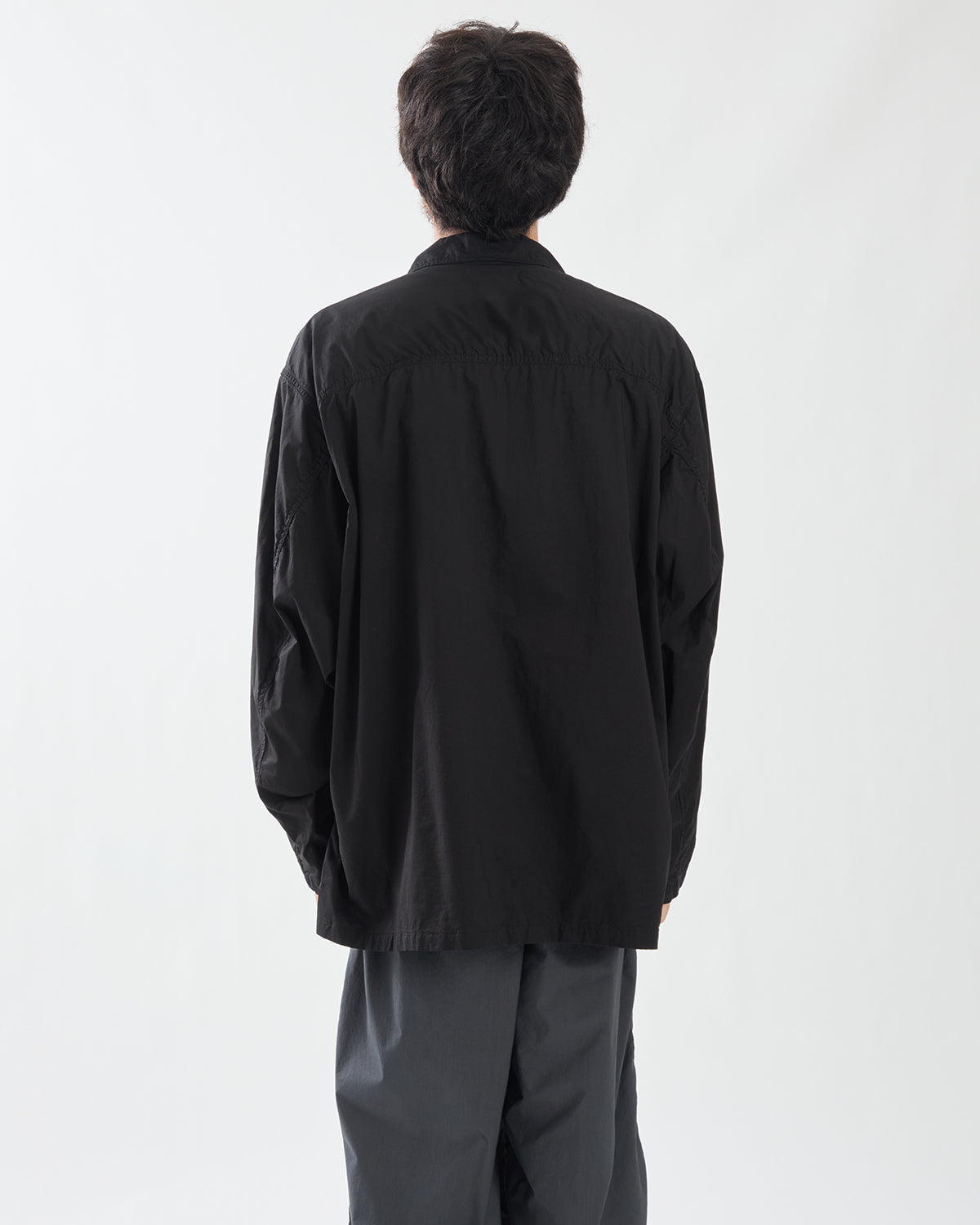 GARMENT DYED TYPEWRITER FATIGUE SHIRT