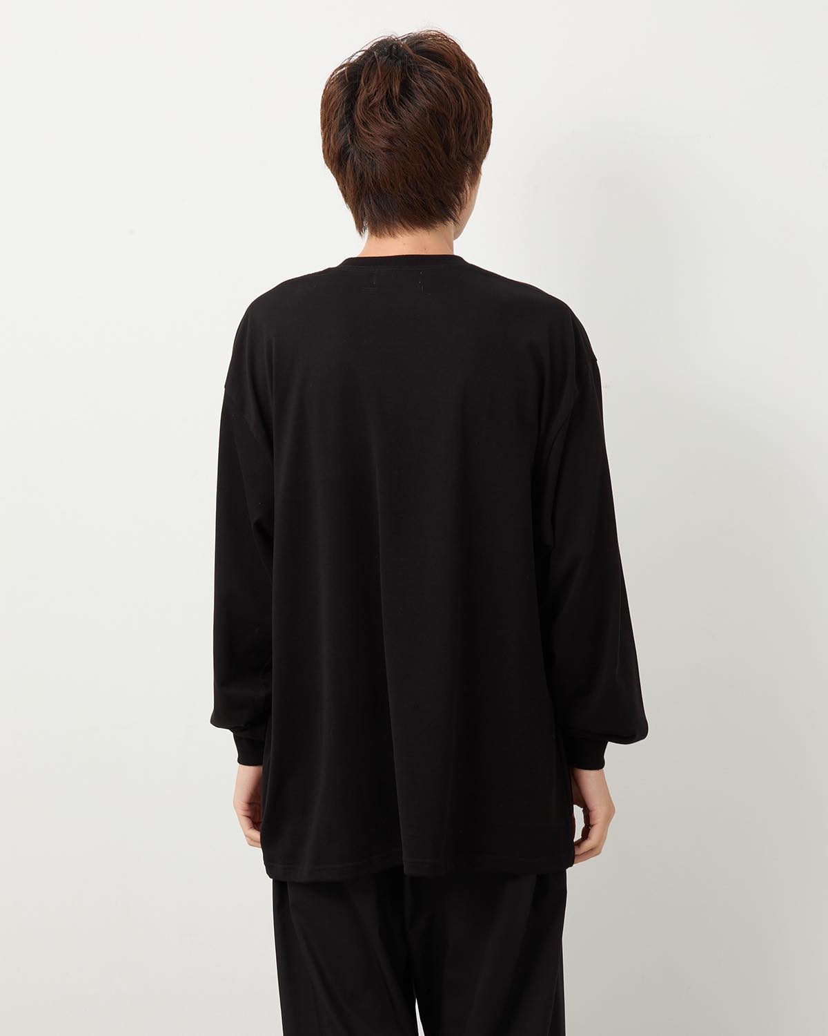 TRI SPUN COTTON L/S OVERSIZED TEE