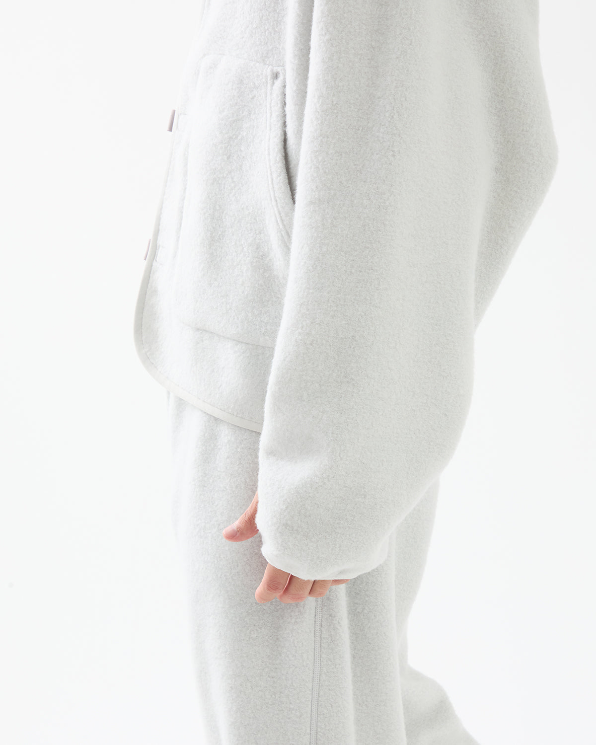 WOOL FLEECE HOODIE