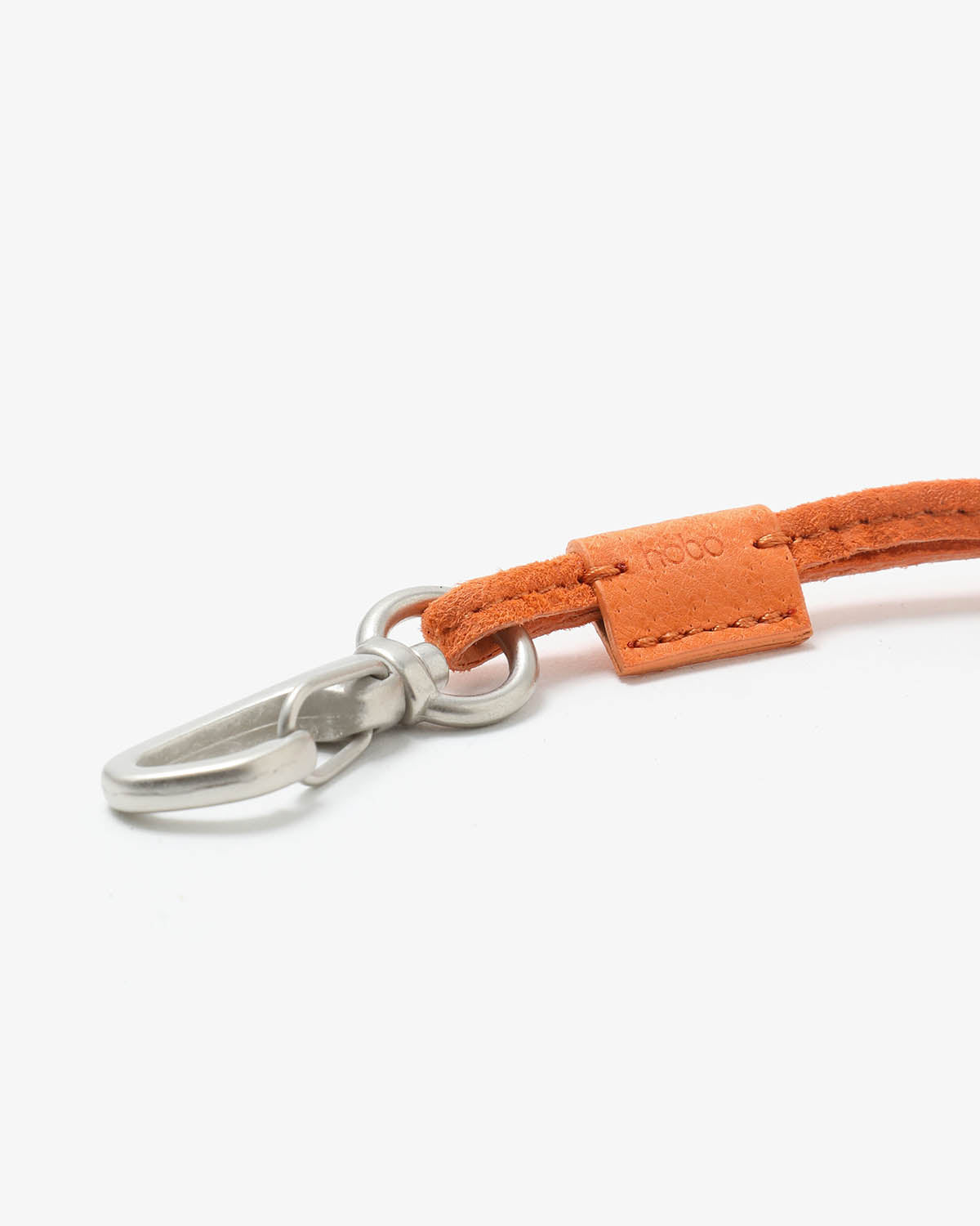 STRAP KEY RING SHORT with PIG SUEDE