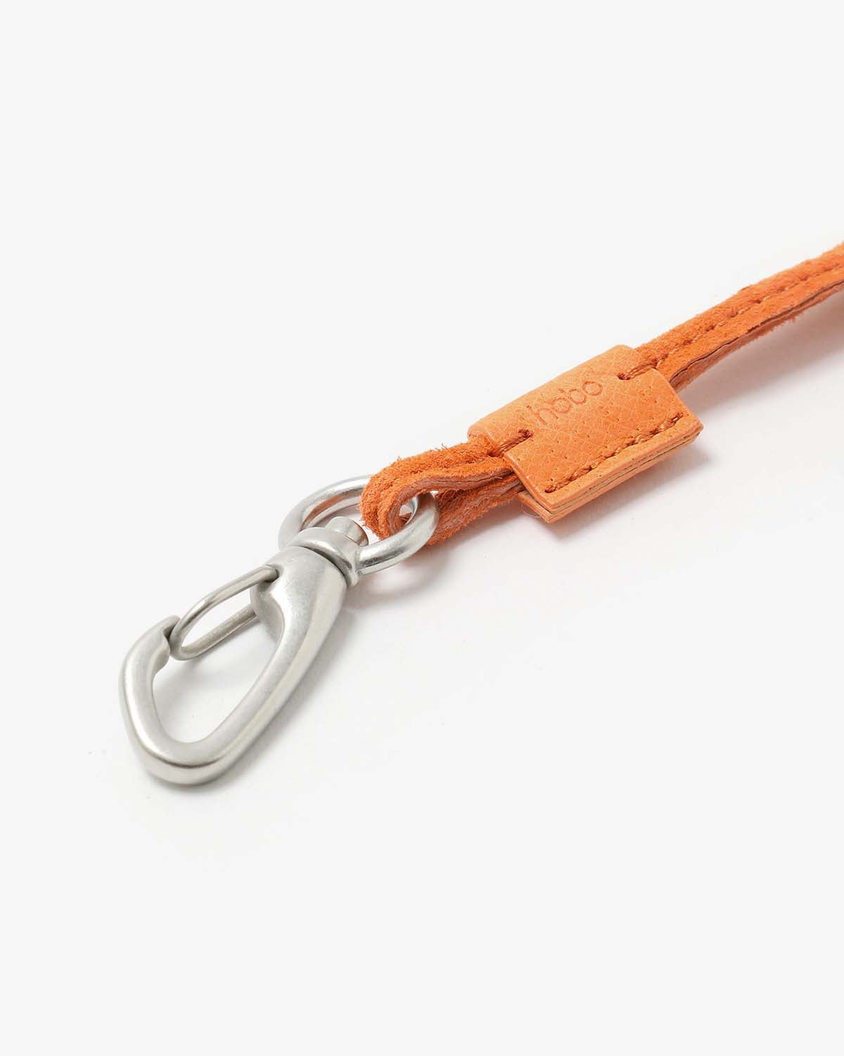 STRAP KEY RING LONG with PIG SUEDE