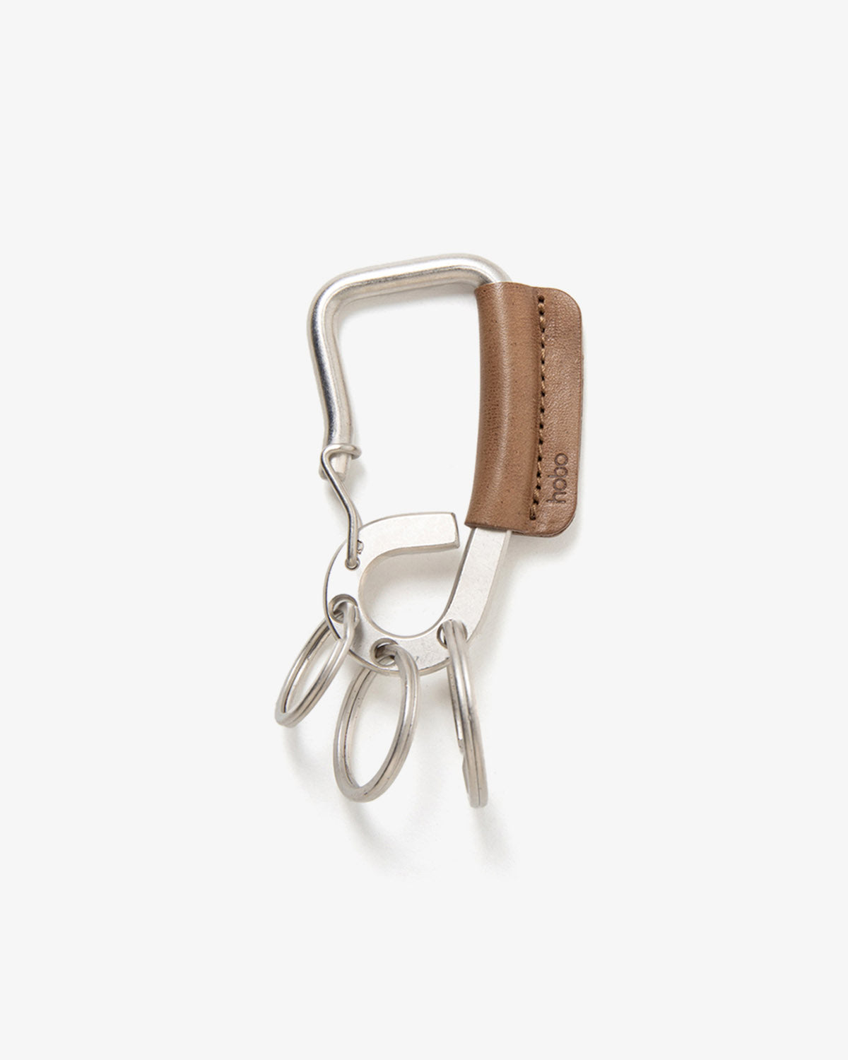 CARABINER KEY RING with HORSE LEATHER – COVERCHORD