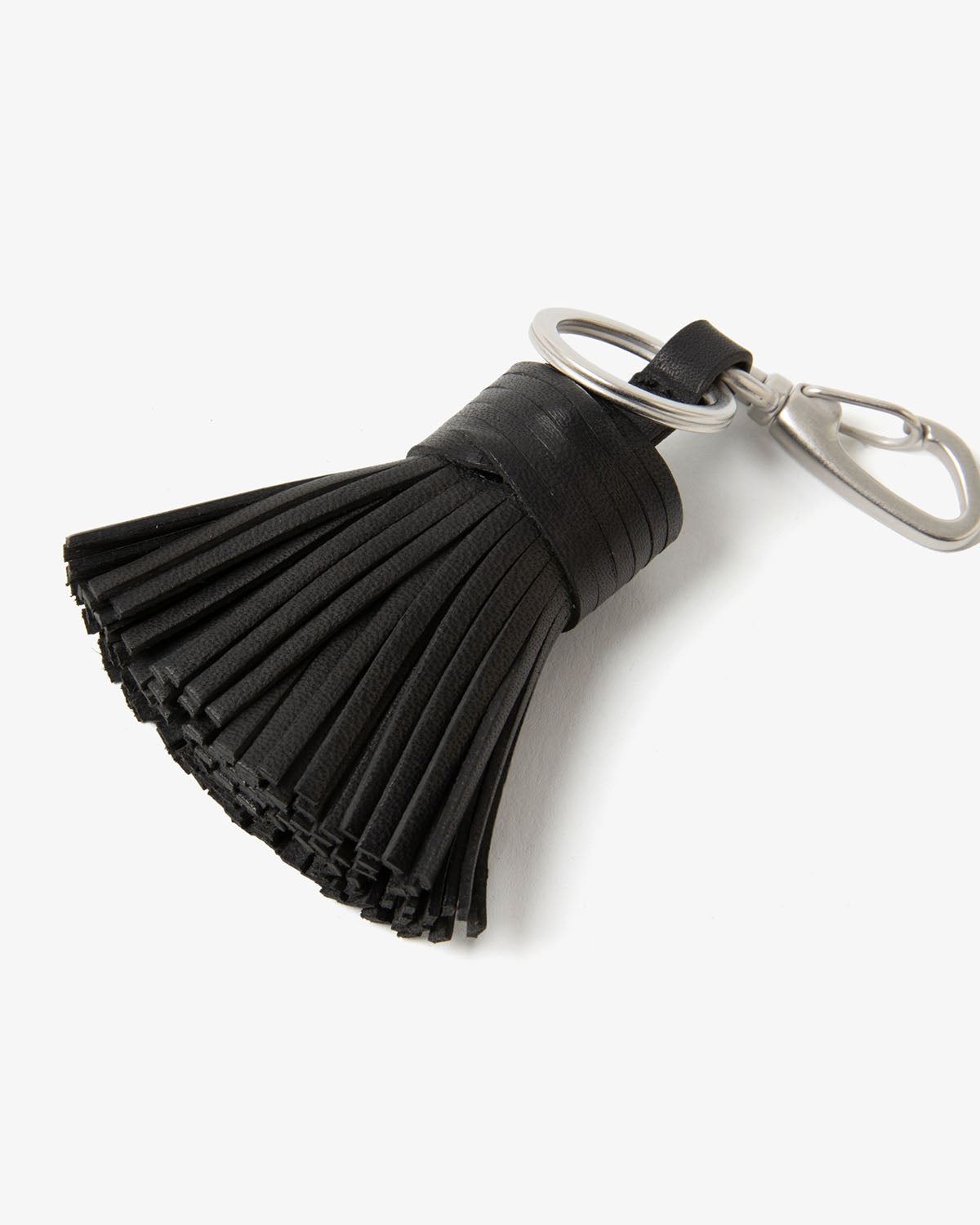 TASSEL KEY RING HORSE LEATHER