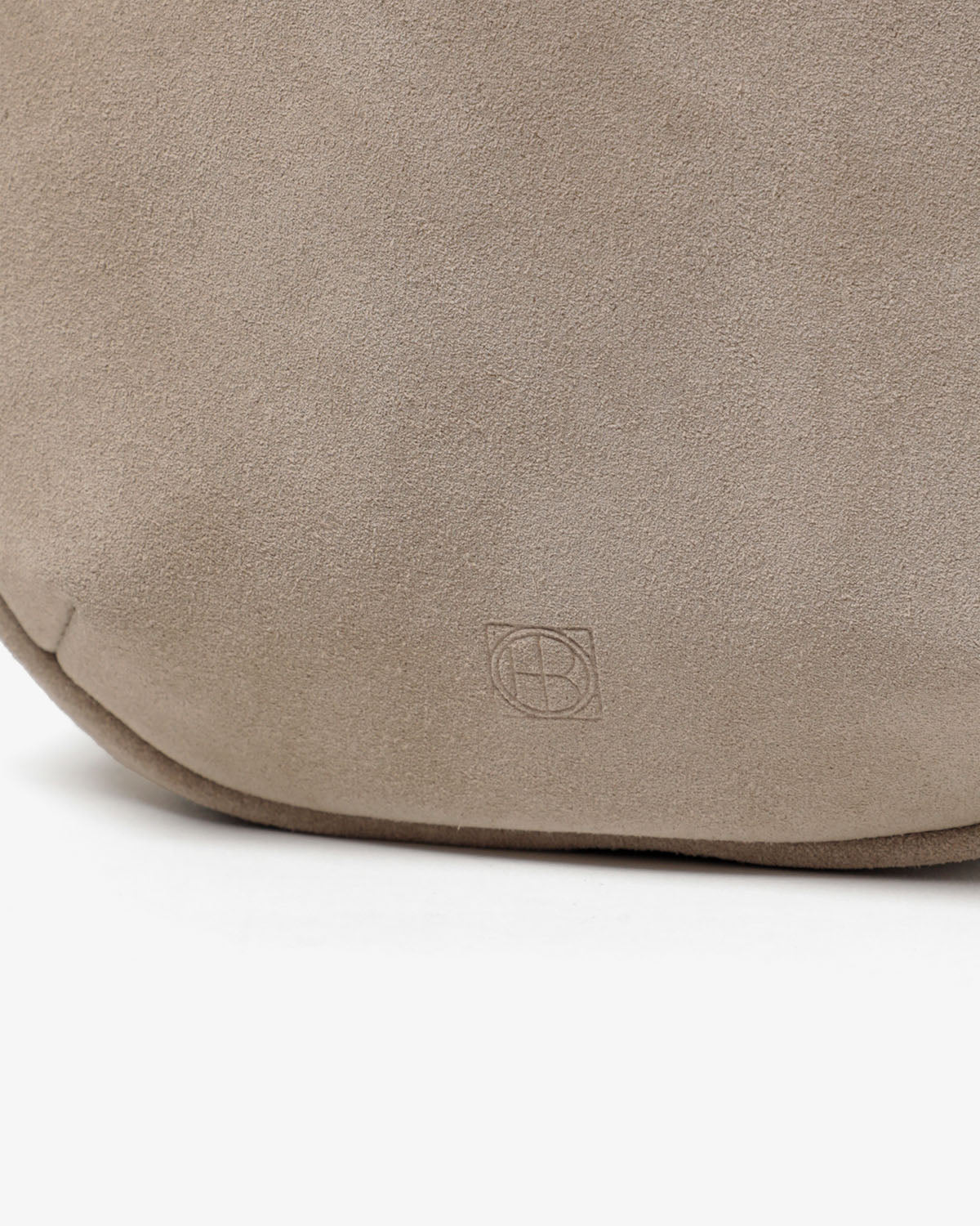 DRAWSTRING POUCH COW SUEDE