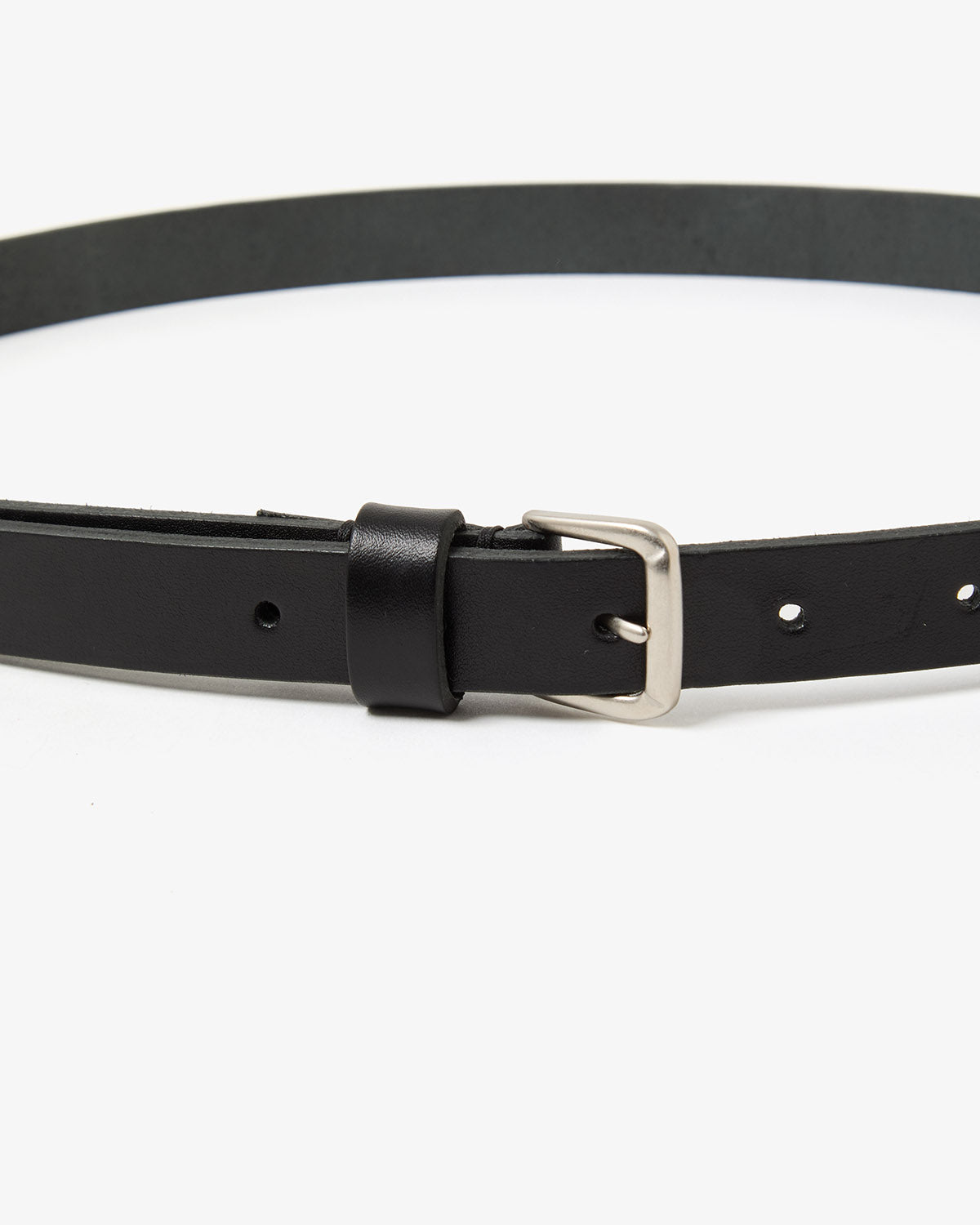 BUCKLE BELT NARROW COW LEATHER