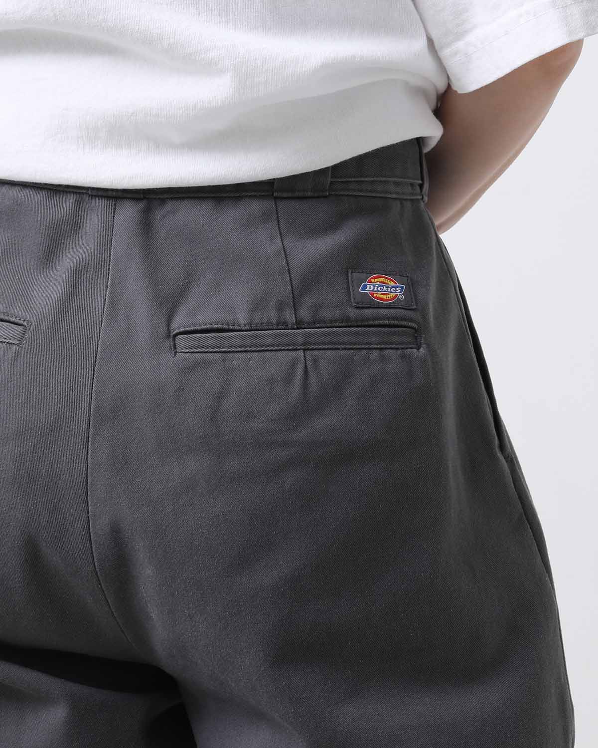 DICKIES BELTED 2TUCK PANTS