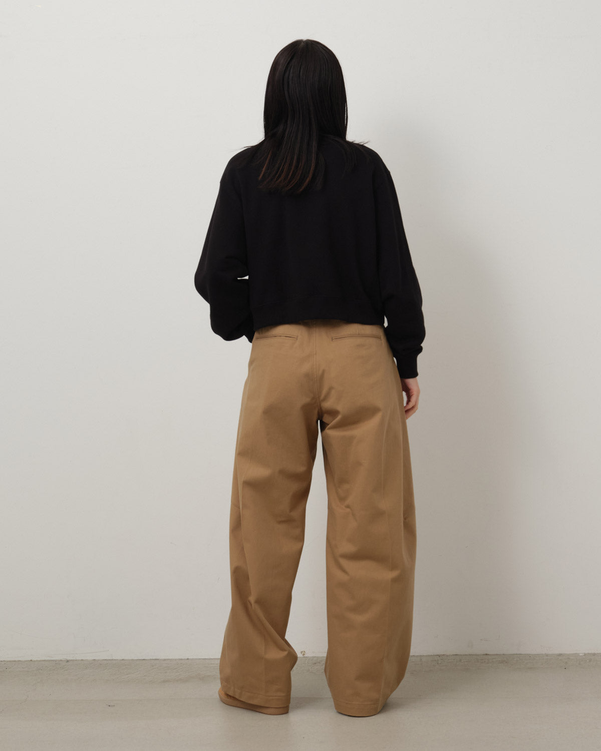BARREL-LEG CHINO PANTS