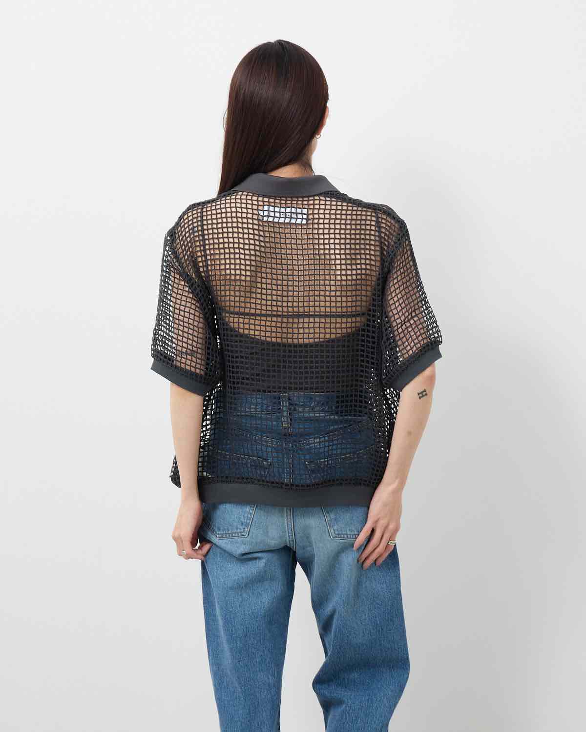 SQUARE MESH SKIPPER POLO