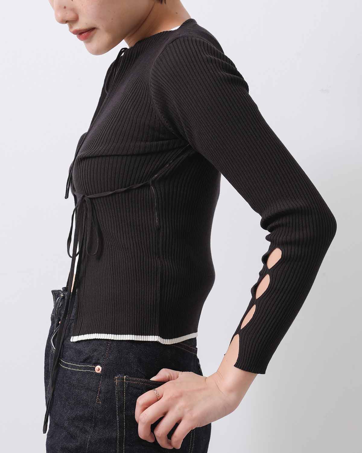 16G RIB CASHECOUR CARDIGAN