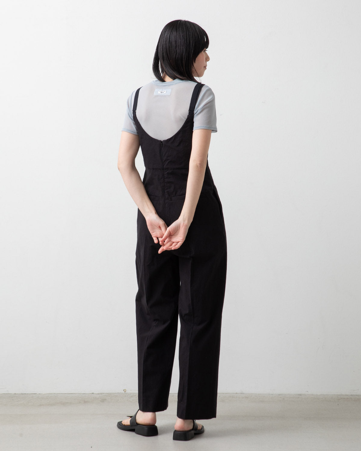 WASHED COTTON BROAD OVERALL