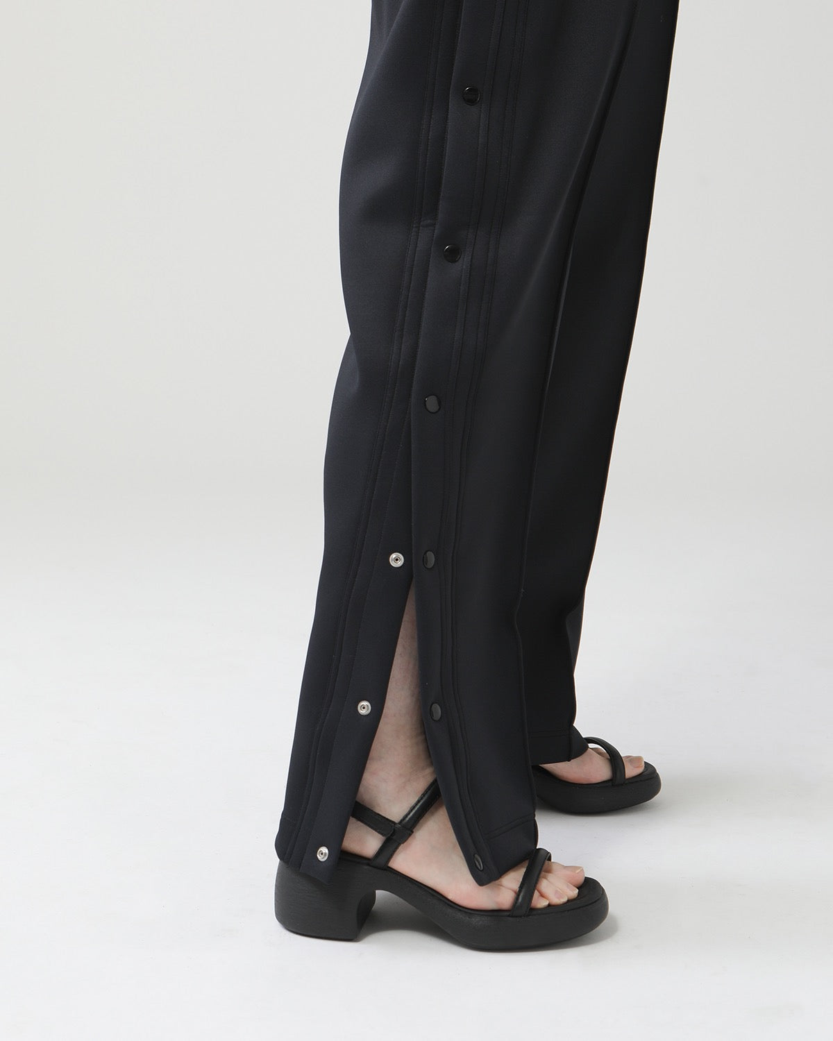 POLYESTER JERSEY SIDE OPEN PANTS