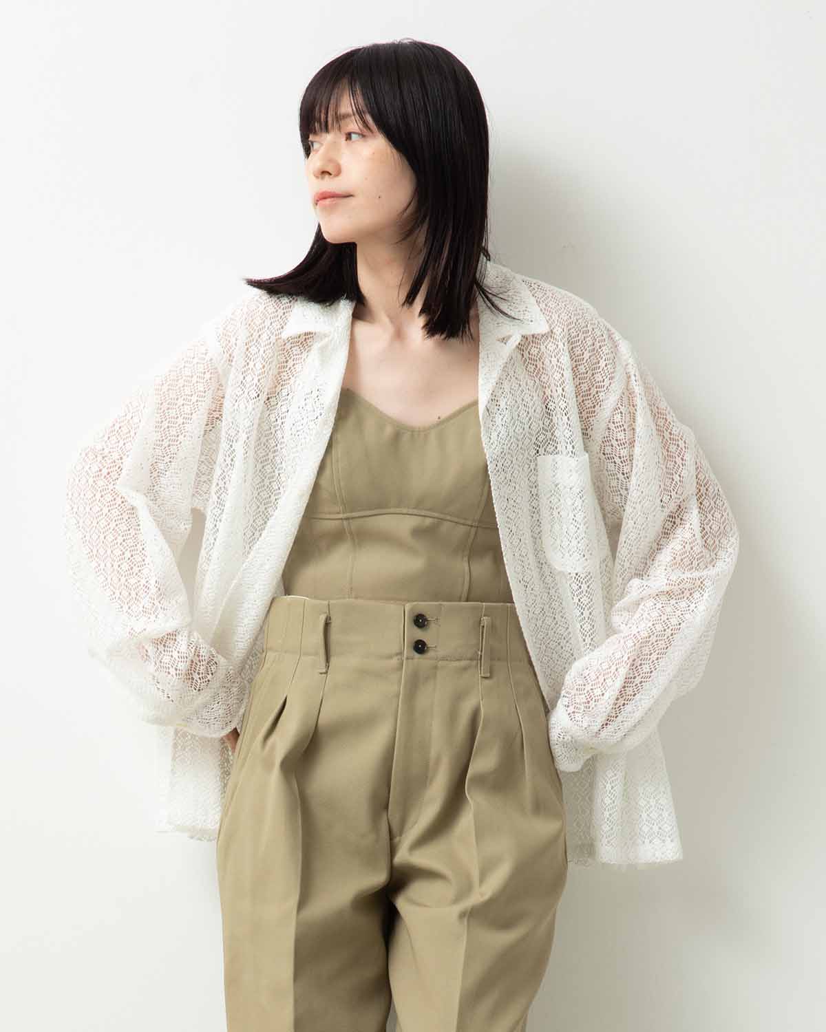 COTTON POLYESTER TWILL BUSTIER