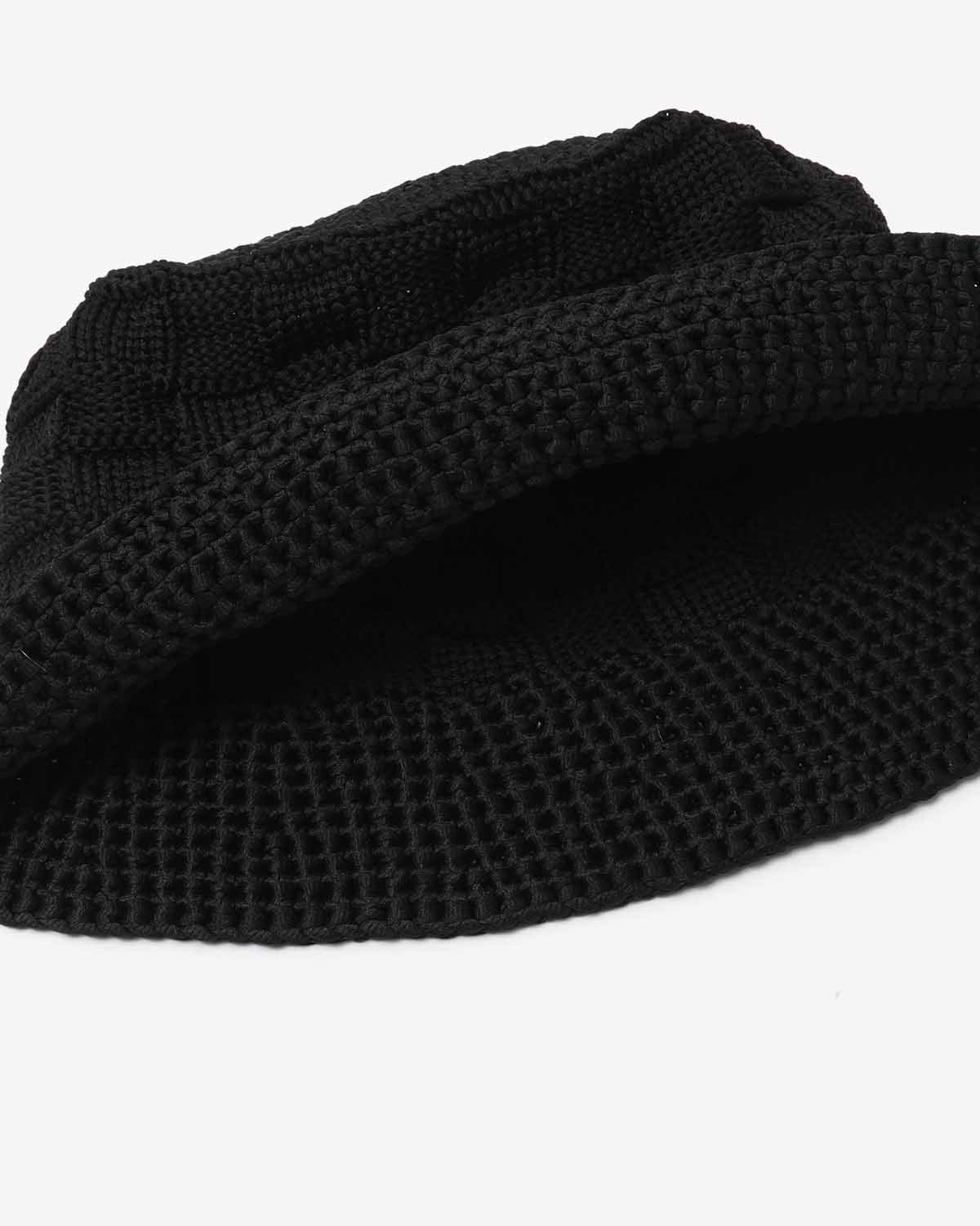 POLY KNIT BUCKET HAT (CHECKERBOAD)