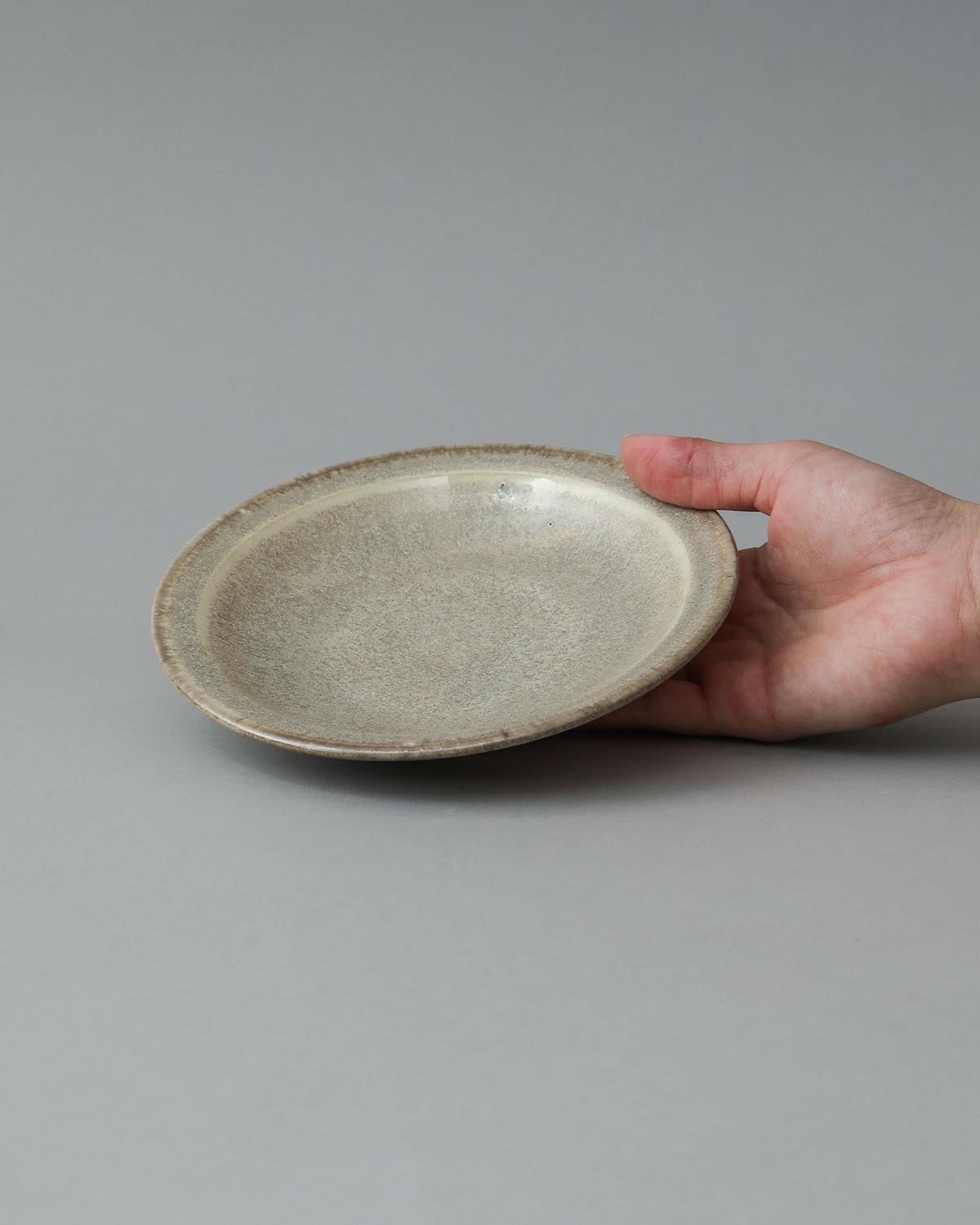 銅結晶釉シャロウデッシュ