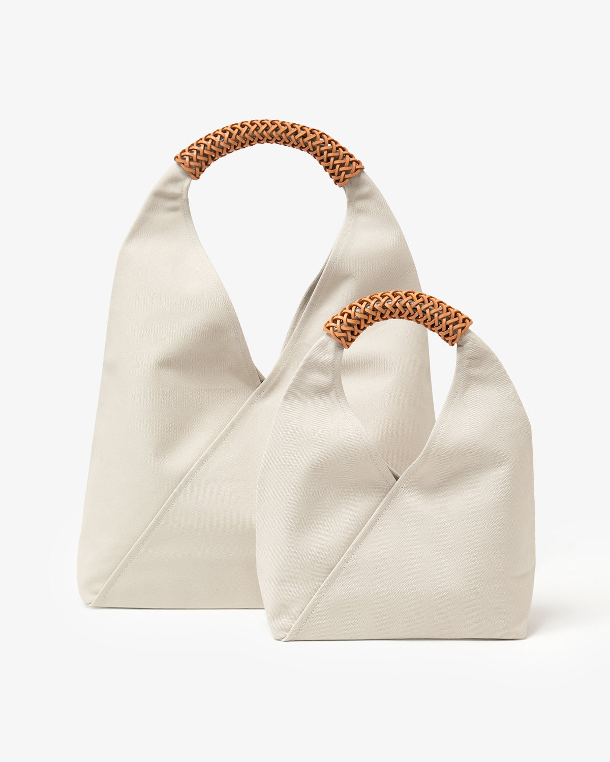 WOVEN TRIANGLE BAG 58 - CANVAS