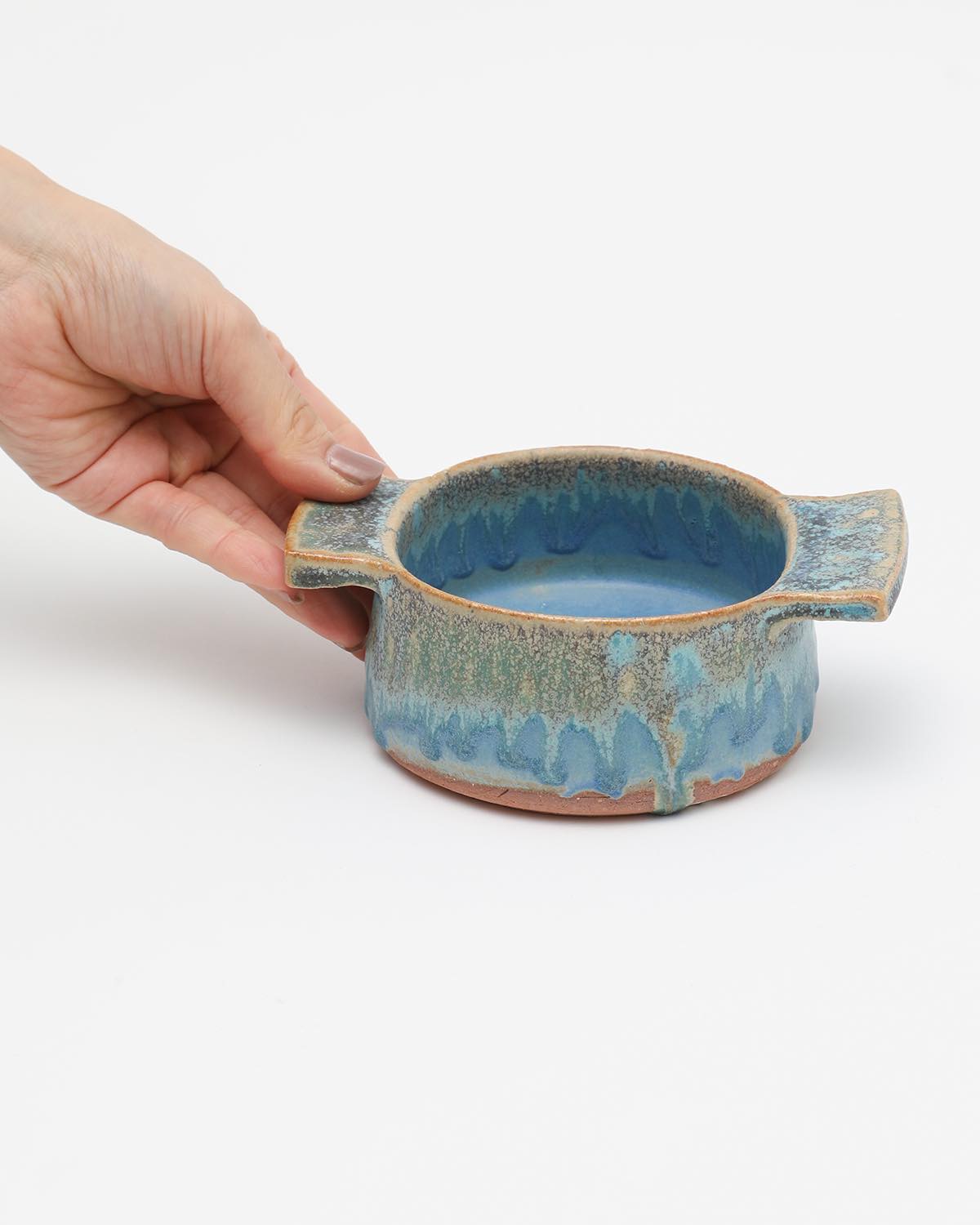 GRATIN BOWL – BLUE GLAZE SCENERY