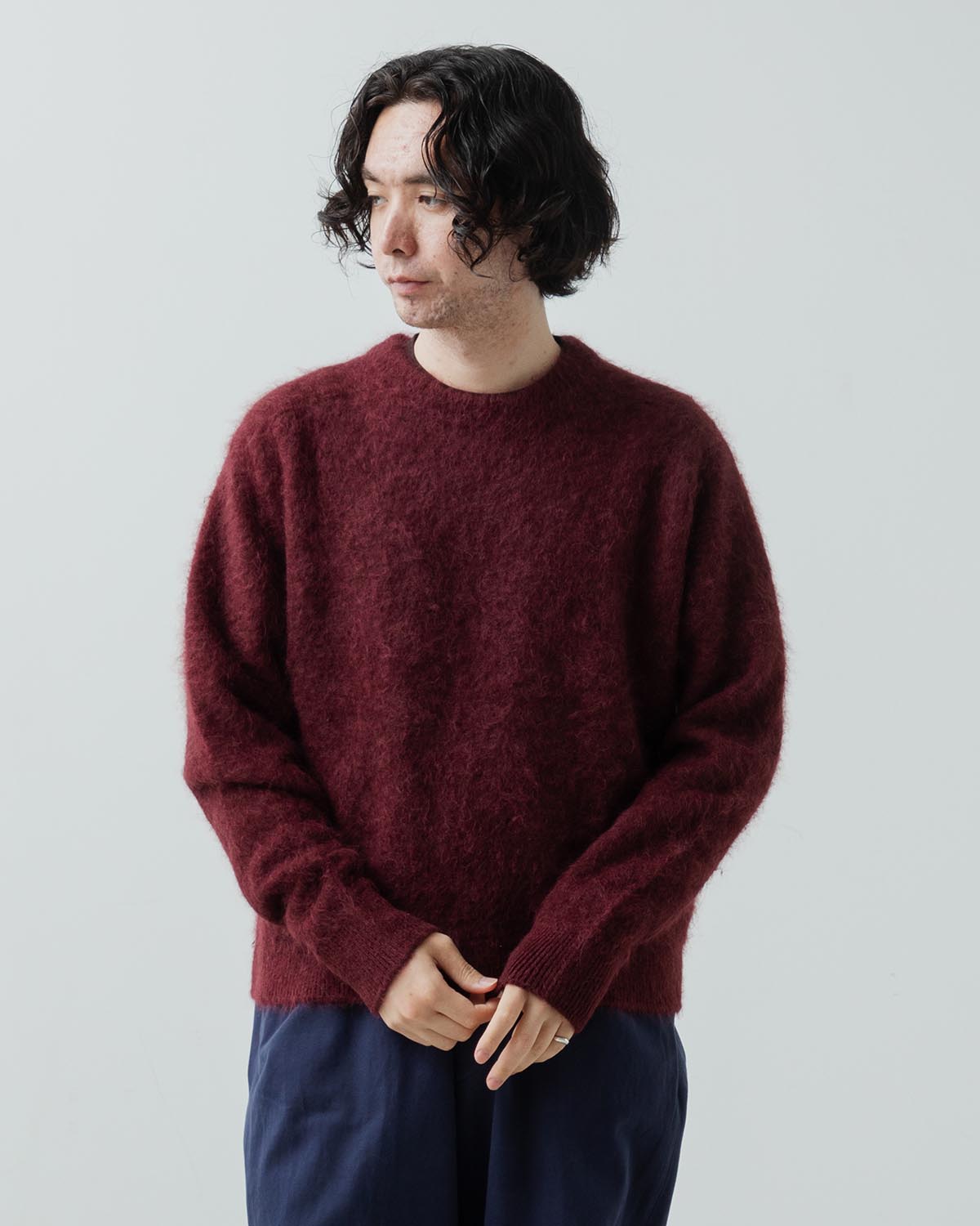 Royal Alpaca Knit P/O Burgundy / 38