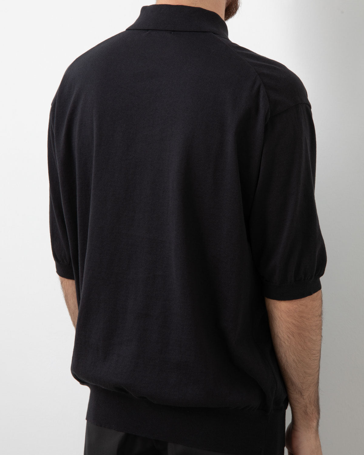 COTTON KNIT POLOSHIRT