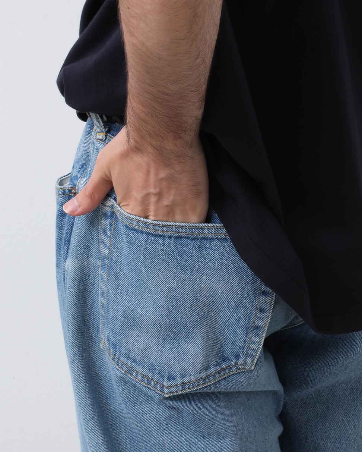 5P ZIPPER FRONT DENIM PANTS